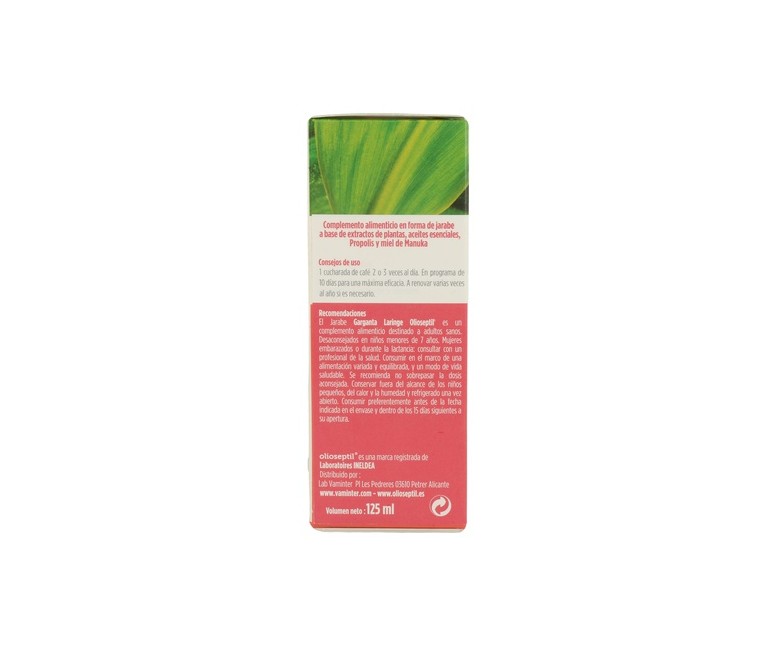 Olioseptil garganta laringe 125 ml Olioseptil