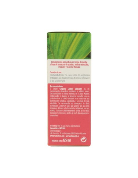 Olioseptil garganta laringe 125 ml Olioseptil