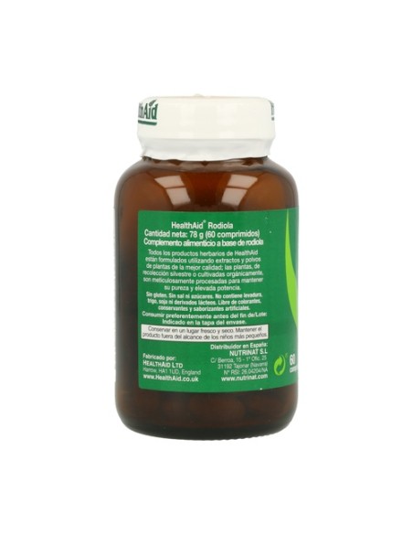 Rhodiola Raíz 60 comprimidos Health aid