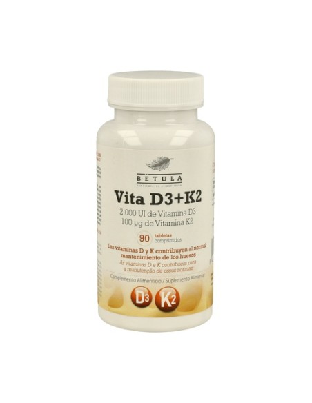Vita D3+K2 90 tabletas Betula