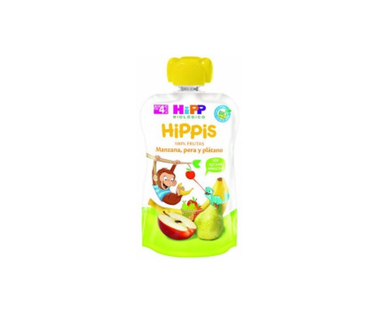 Bolsita de Pera, Plátano y Kiwi 4m+ 100 g (Plátano - Pera - Kiwi) HiPP