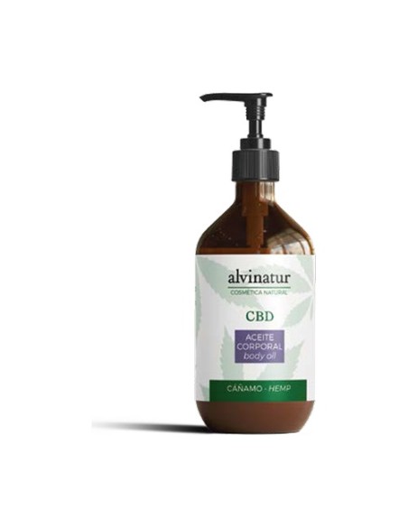 Aceite corporal CBD 250 ml de aceite Alvinatur