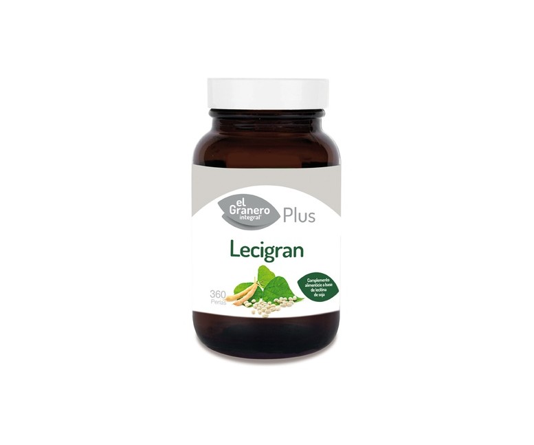 Lecigran (Lecitina de Soja) 360 perlas de 720mg El Granero Integral