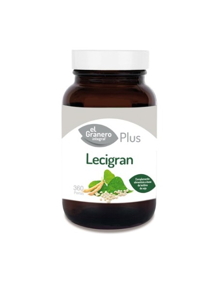 Lecigran (Lecitina de Soja) 360 perlas de 720mg El Granero Integral