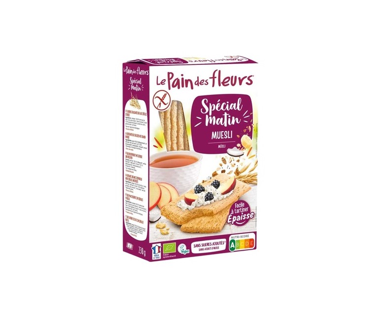 Tostadas Special matin muesli 230 g Le pain des fleurs
