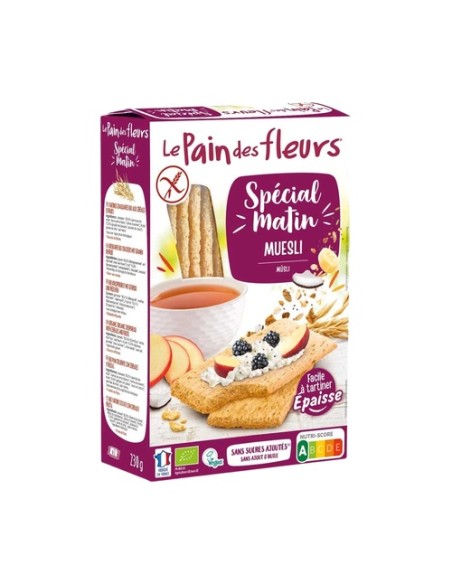 Tostadas Special matin muesli 230 g Le pain des fleurs