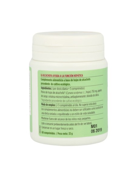 Edensan Alcachofa Bio 60 comprimidos Dietisa