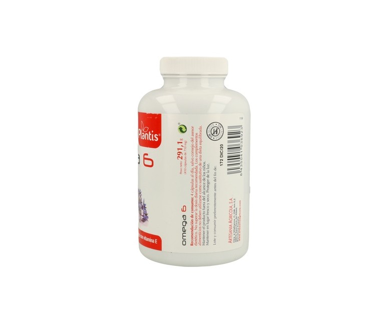 Omega 6 (Onagra+Borraja) 410 cápsulas Plantis