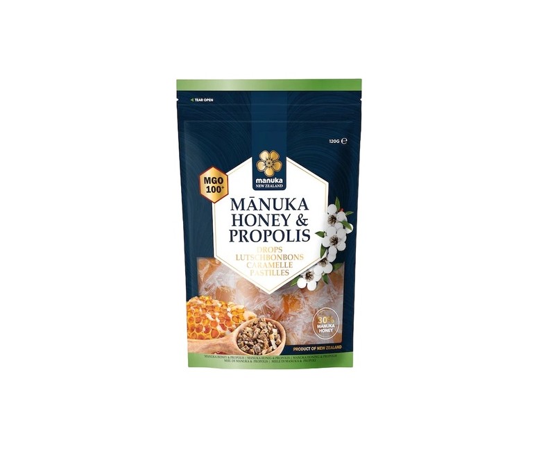 Caramelos mgo 100+ 30% propolis & isomalt 120 g Manuka Health New Zealand