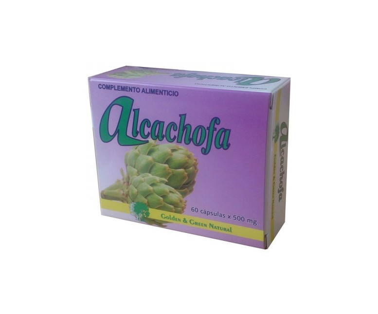 Alcachofa 60 cápsulas de 500mg Golden Green