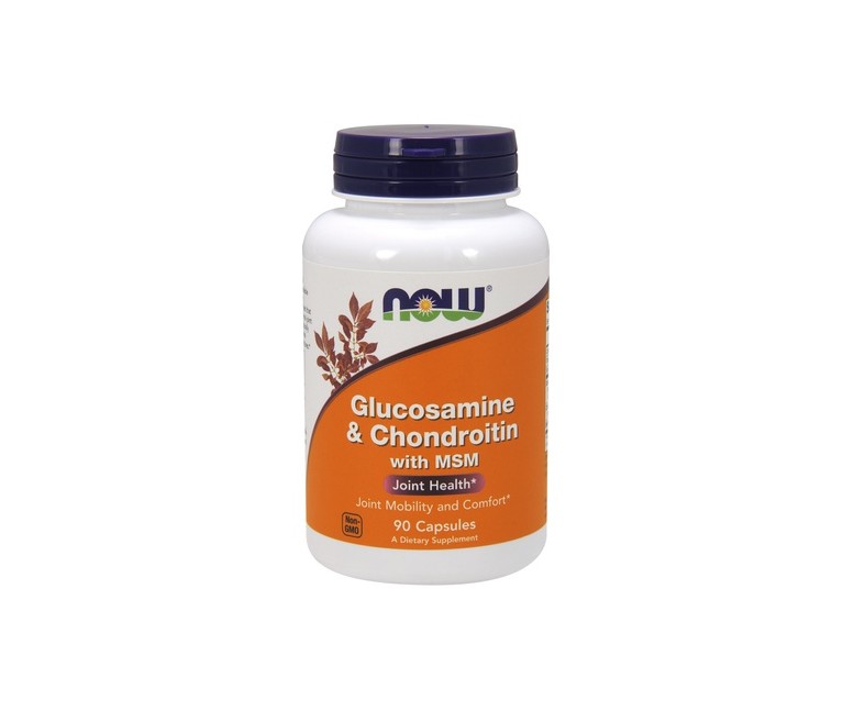 Glucosamina & Condrotoina con MSM 90 cápsulas NOW Foods
