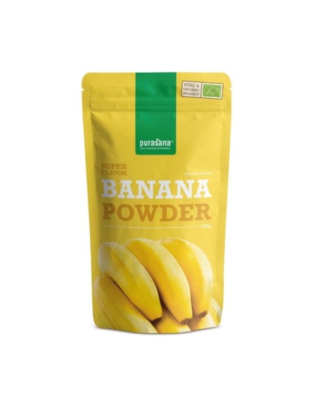 Polvo de banana 250 g (Plátano) Purasana