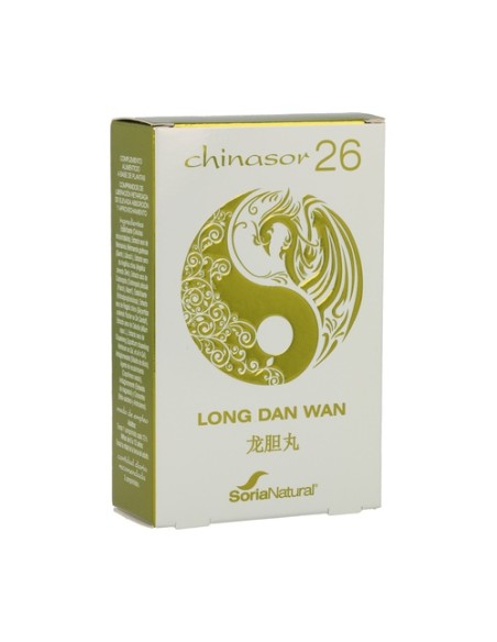 Chinasor 26 Long Dan Wan 30 comprimidos Soria Natural