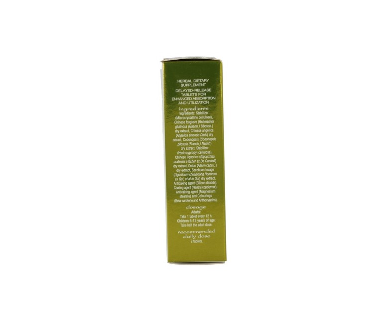 Chinasor 26 Long Dan Wan 30 comprimidos Soria Natural