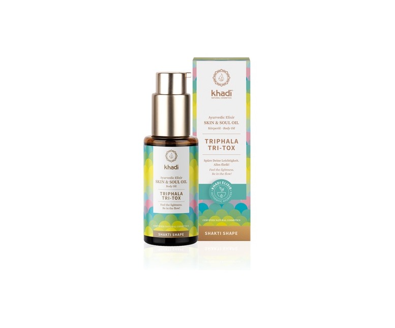 Aceite elixir ayurveda triphala tritox 50 ml de aceite Khadi