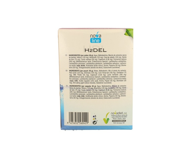H2Del 10 sobres Nova Diet