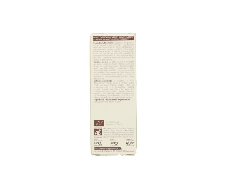 Aceite Esencial de Flor de Azahar 5 ml de aceite esencial Pranarom