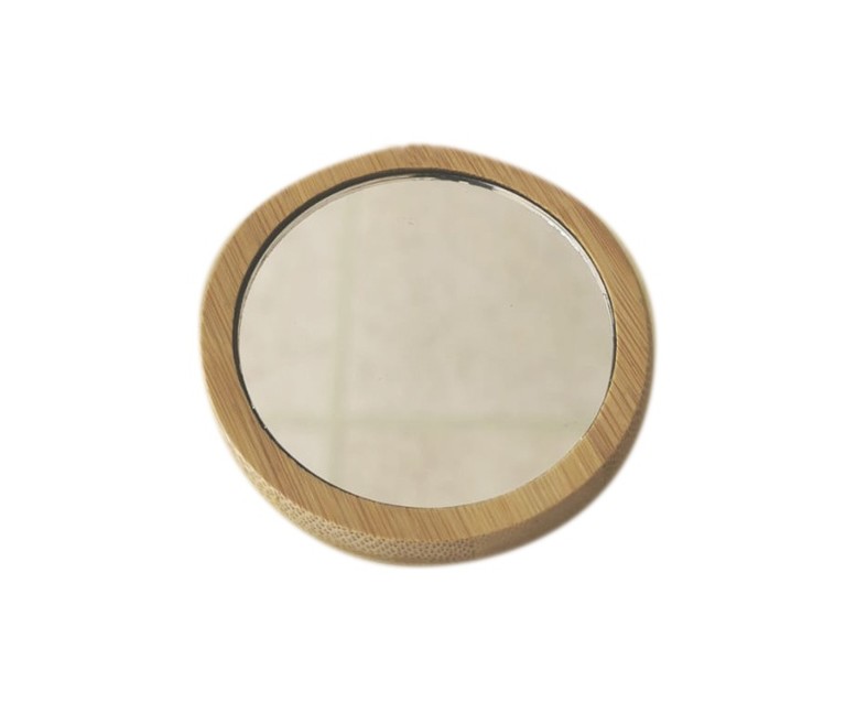 Espejo Pequeño de Bambú 1 unidad NaturaBIO Cosmetics