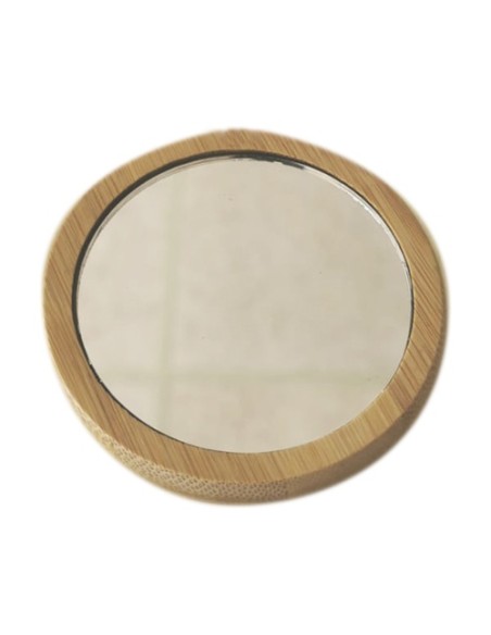 Espejo Pequeño de Bambú 1 unidad NaturaBIO Cosmetics