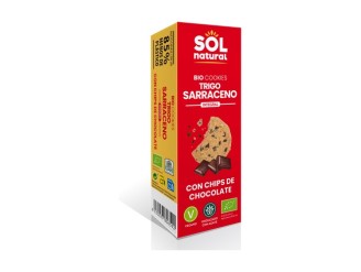 Galletas cookies de trigo sarraceno y chocolate Bio
