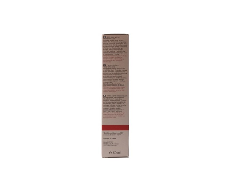 Crema redensificante para dormir 50 ml de crema Cattier