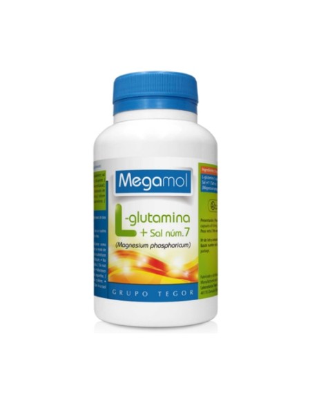 Megamol L-Glutamina + Sal Nº7 100 cápsulas Tegor