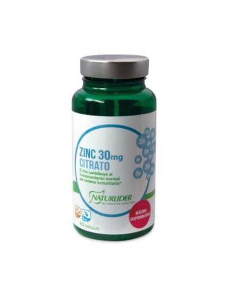 Zinc citrato 60 cápsulas Naturlider