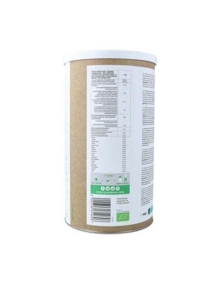 Proteína de arroz 400 g de polvo (Plátano) Purasana