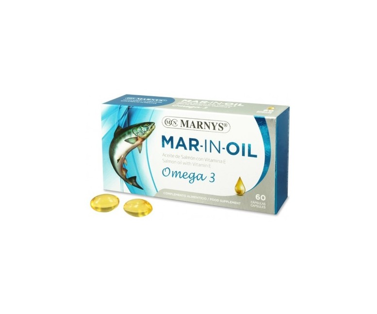Mar In Oil (Aceite de Salmón) 60 perlas de 500mg MARNYS®