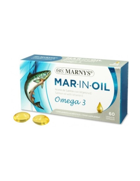 Mar In Oil (Aceite de Salmón) 60 perlas de 500mg MARNYS®