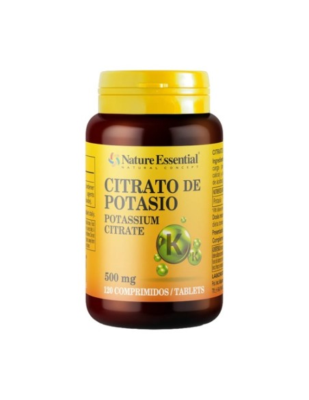 Citrato de potasio 500mg 120 comprimidos Nature Essential