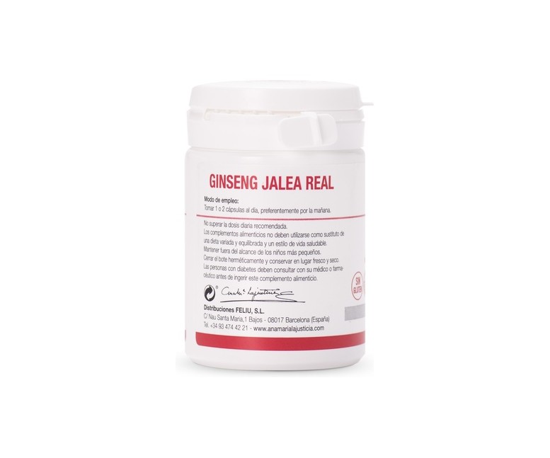 Jalea Real con Ginseng 60 cápsulas Ana Maria Lajusticia