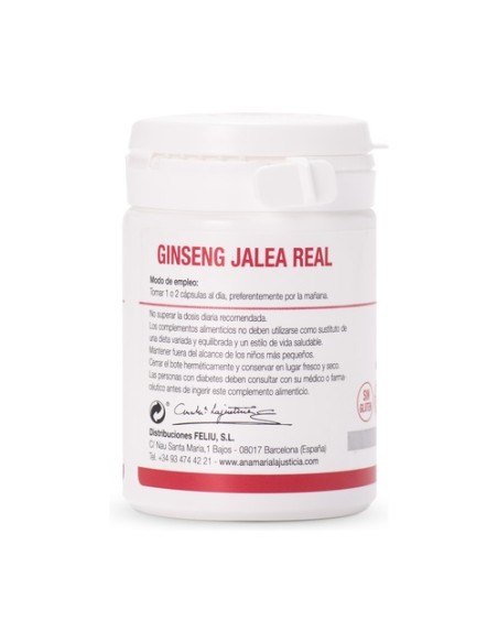 Jalea Real con Ginseng 60 cápsulas Ana Maria Lajusticia