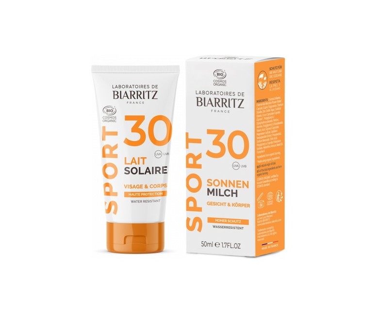 Leche solar SPF30 Sport 50 ml Laboratoires de Biarritz