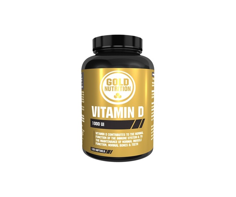 Vitamina D 1000iu 120 cápsulas Gold Nutrition