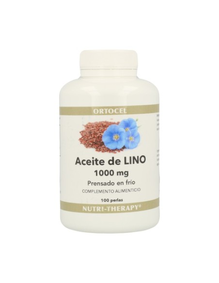 Aceite de lino 100 perlas Ortocel Nutri Therapy