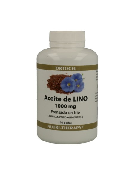 Aceite de lino 100 perlas Ortocel Nutri Therapy