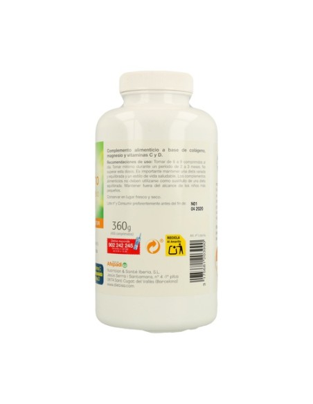 Colágeno y Magnesio 450 comprimidos de 800mg Dietisa