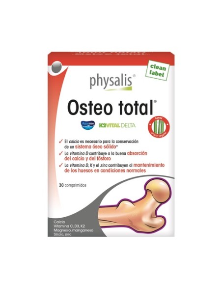 Total Osteo comprimidos 30 comprimidos Physalis