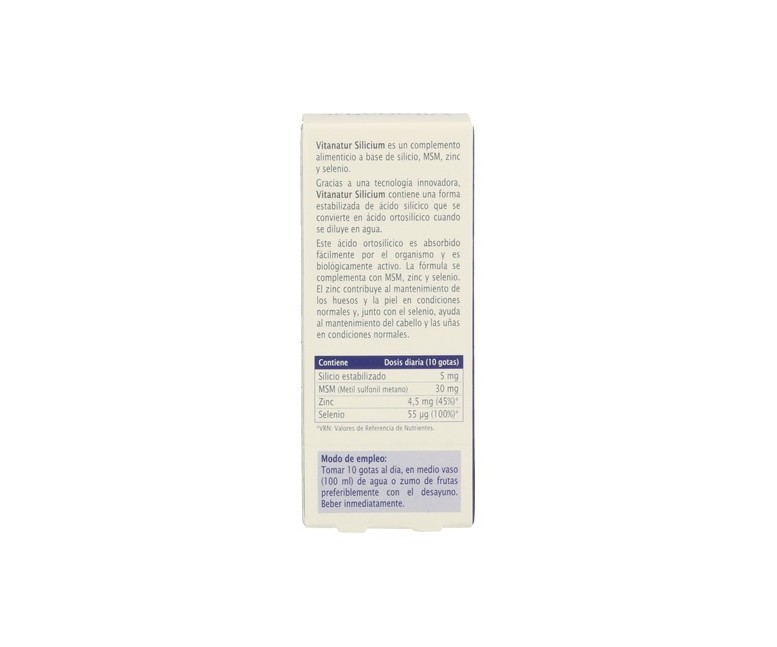 Vitanatur Silicium - Huesos y piel 25 ml Vitanatur