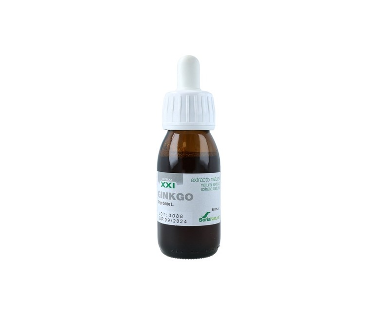 Extracto de ginkgo biloba Fórmula XXI 50 ml Soria Natural