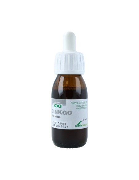 Extracto de ginkgo biloba Fórmula XXI 50 ml Soria Natural