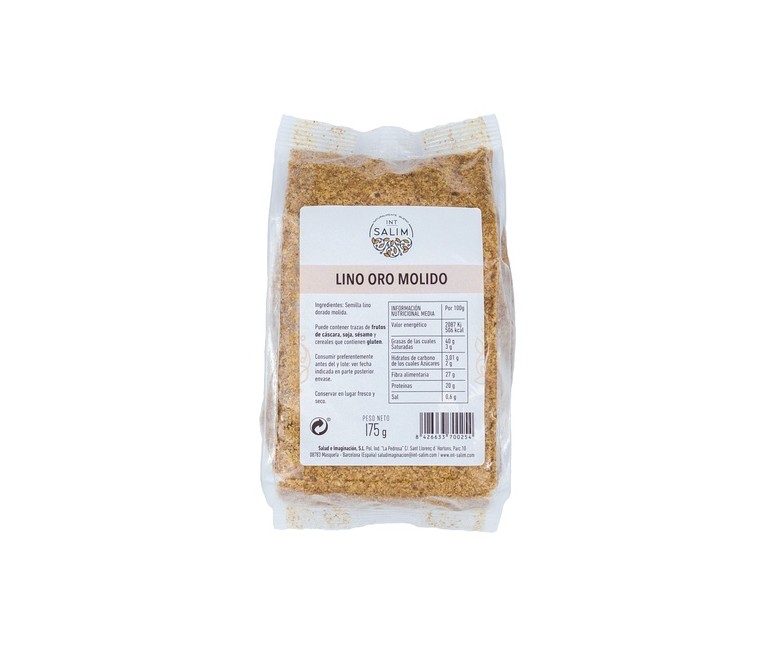 Lino Dorado Molido 175 g Int-Salim
