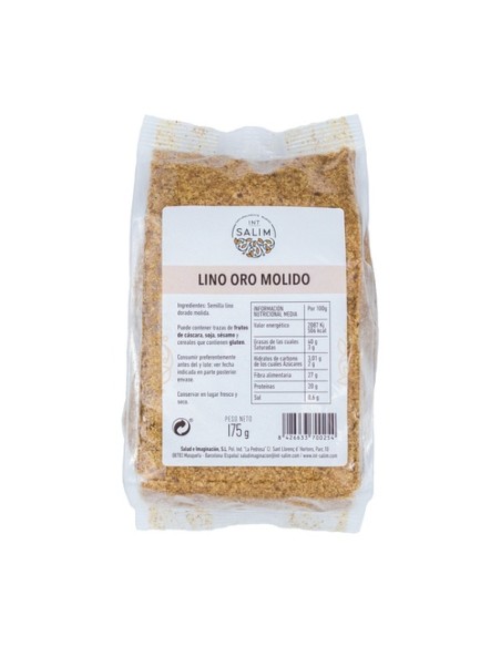 Lino Dorado Molido 175 g Int-Salim