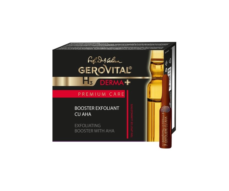 Booster exfoliante con AHA 4 ampollas de 2ml Gerovital