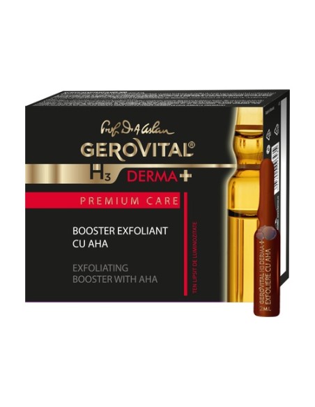 Booster exfoliante con AHA 4 ampollas de 2ml Gerovital