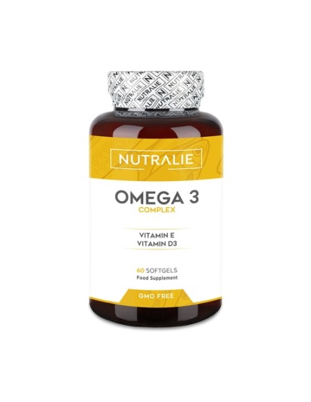 Omega 3 Complex 2000mg EPA DHA + E + D 60 cápsulas Nutralie