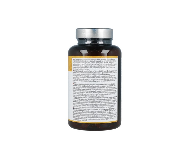 Omega 3 Complex 2000mg EPA DHA + E + D 60 cápsulas Nutralie