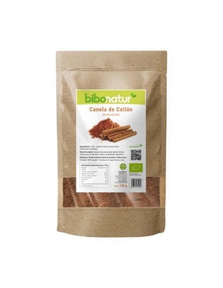Canela de Ceilán en polvo Eco 150 g (Canela) Bibonatur