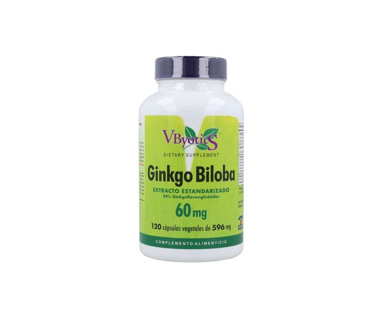 Ginkgo Biloba 120 cápsulas Vbyotics